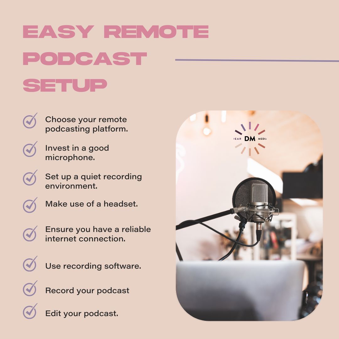 Easy Remote Podcast Setup