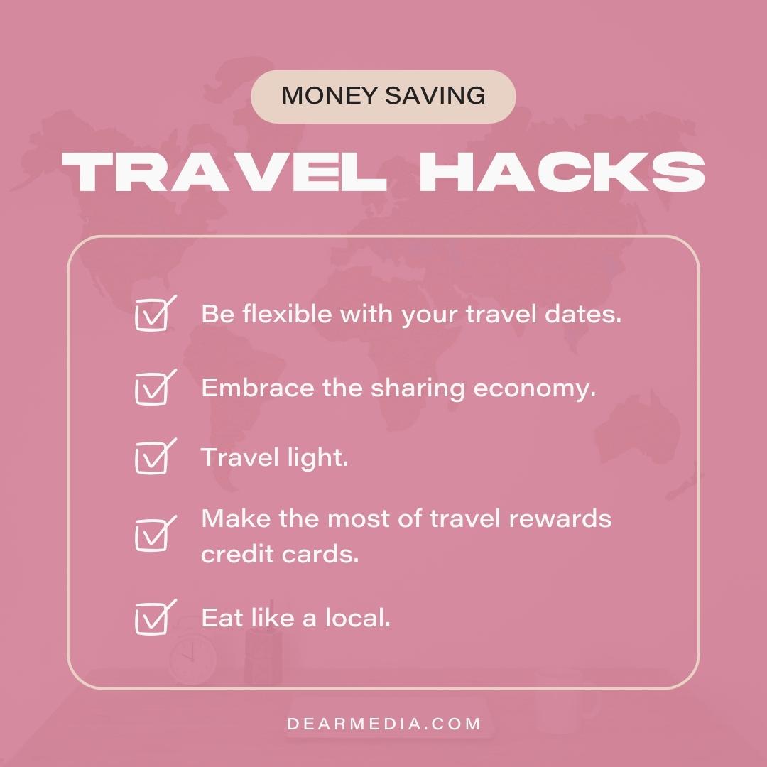 Money Saving Travel Hacks