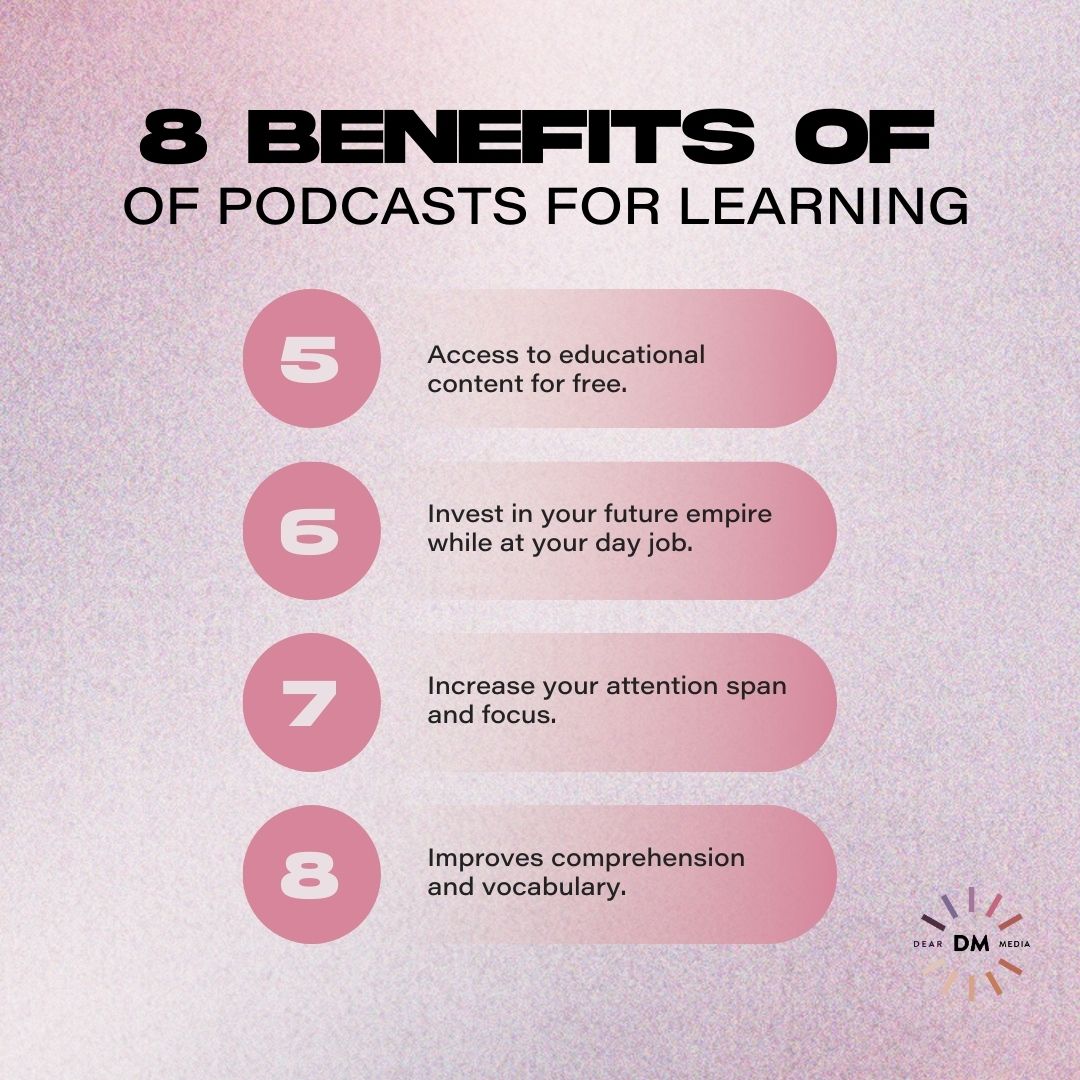 Benefits of podcasts for learning