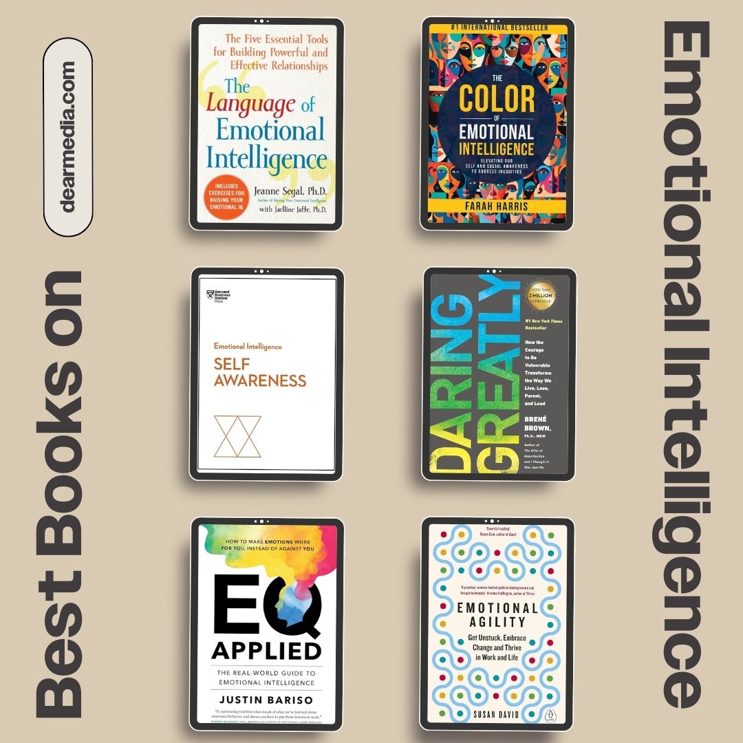 Another set of book covers on emotional intelligence 