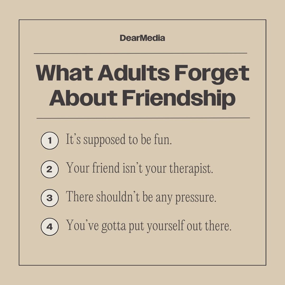 What Adults Forget About Friendship