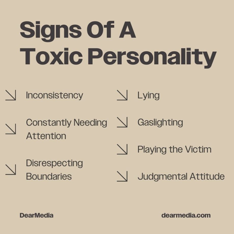 Beware Of These 7 Signs Of A Toxic Person - Dear Media