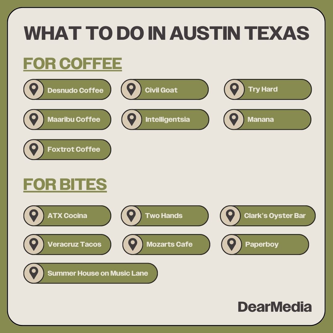 what to do in austin texas for coffee and bites