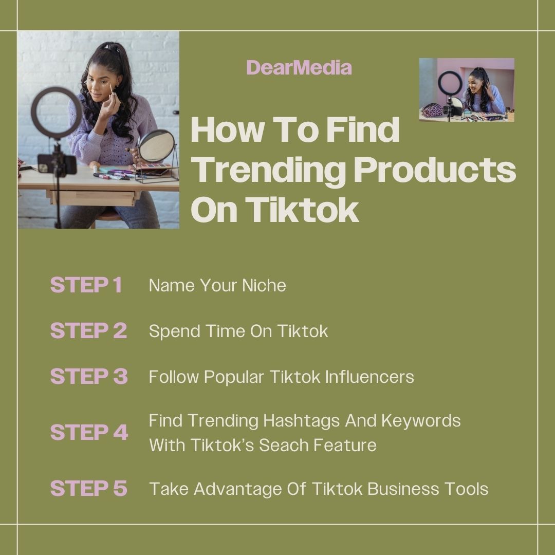 how to find trending products on tiktok