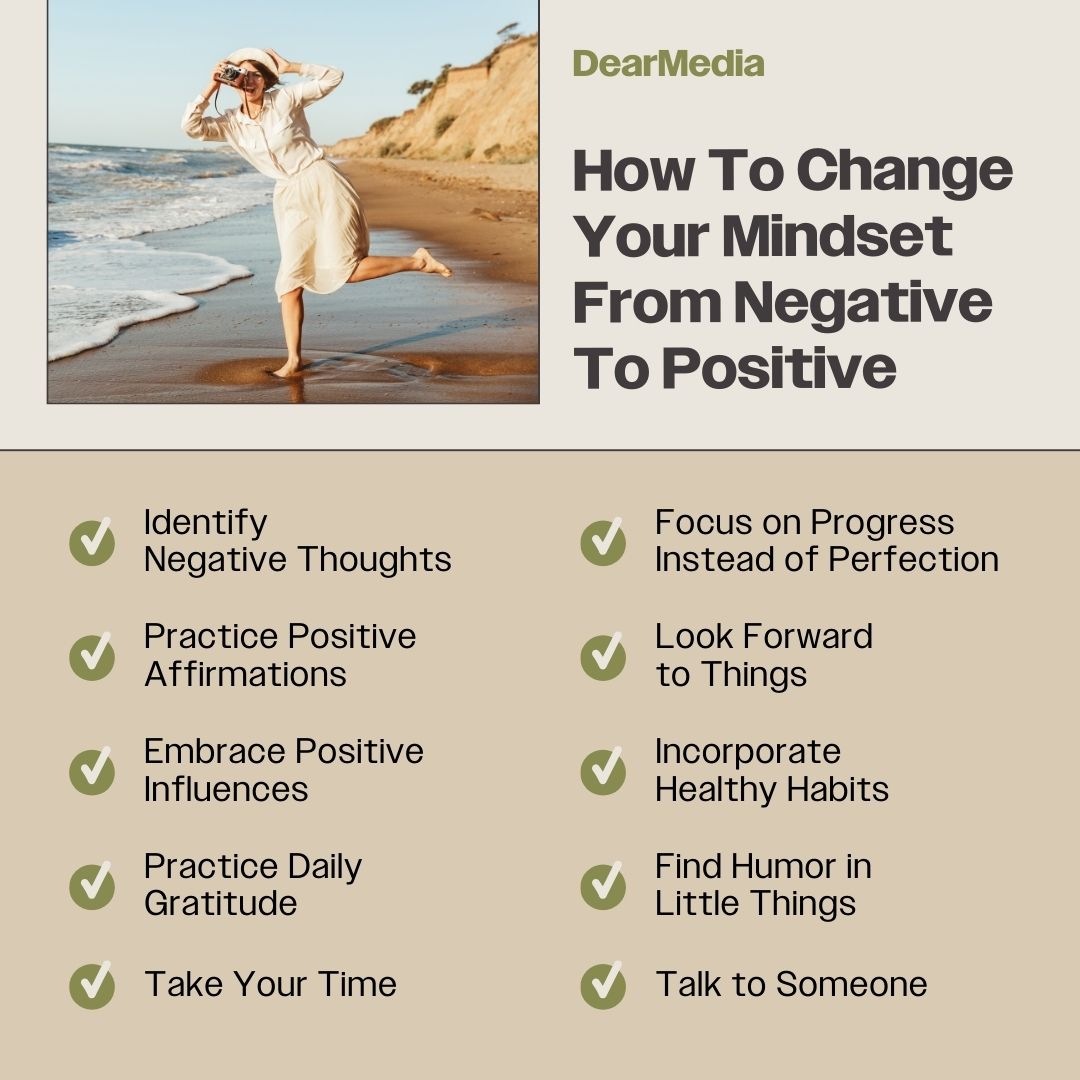 List of Ways To Change Your Mindset From Negative To Positive