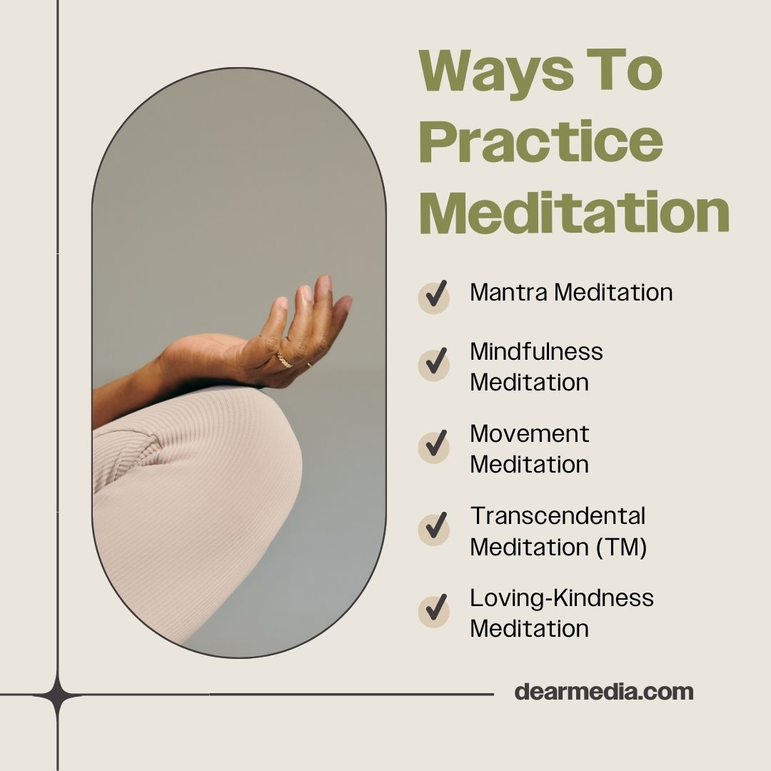 ways to practice meditation