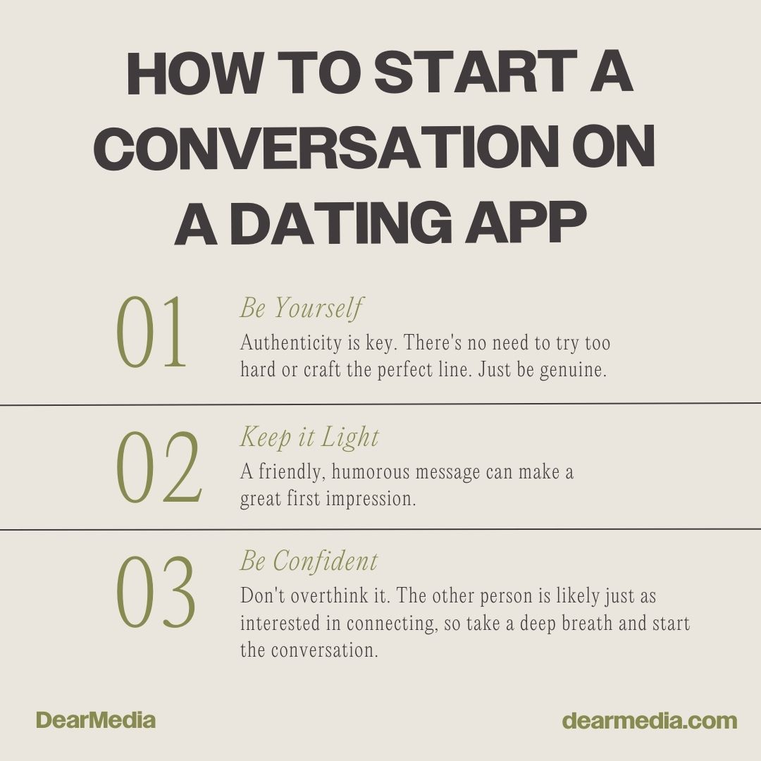 how to start a a conversation on a dating app