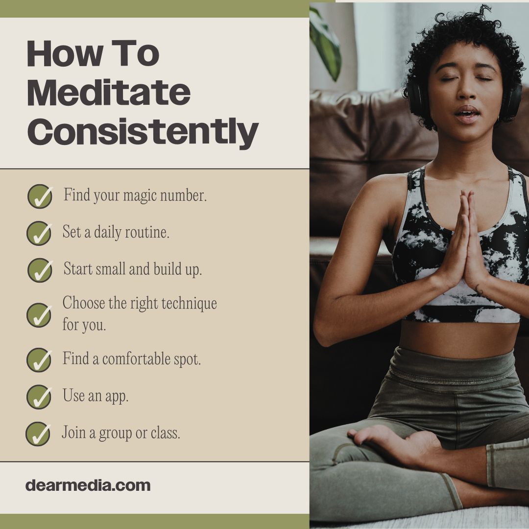 how to meditate consistently