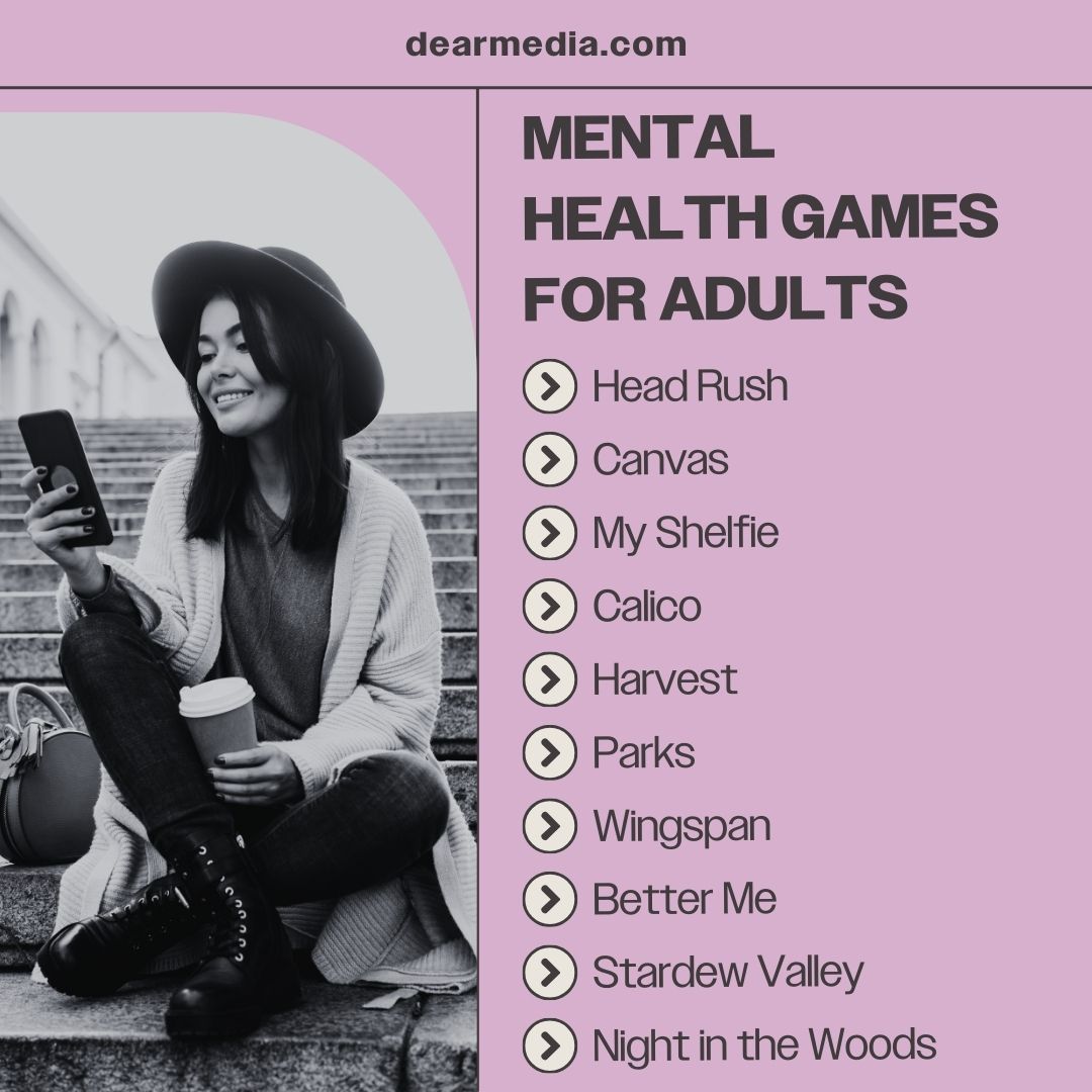 mental health games for adults list