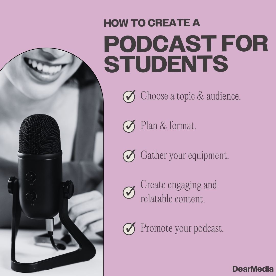 how to create podcast for students