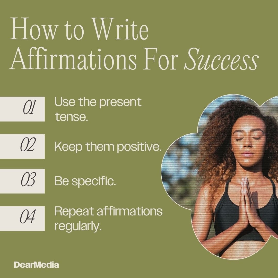 how to write affirmations for success