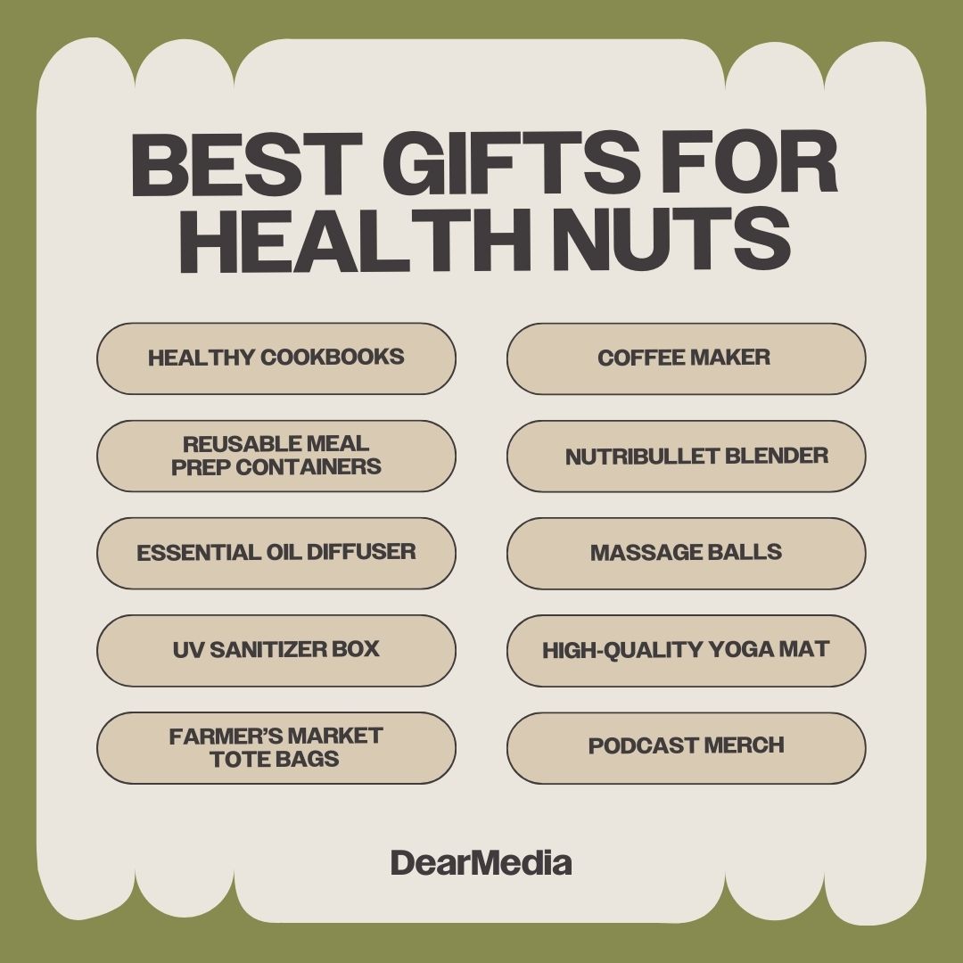 best gifts for health nuts list