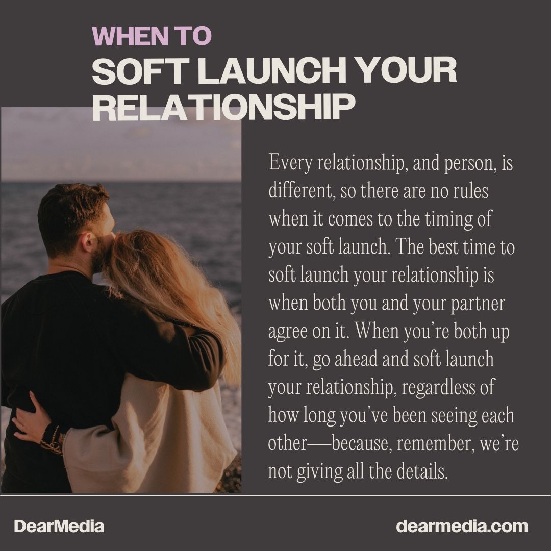 when to Soft Launch your relationship