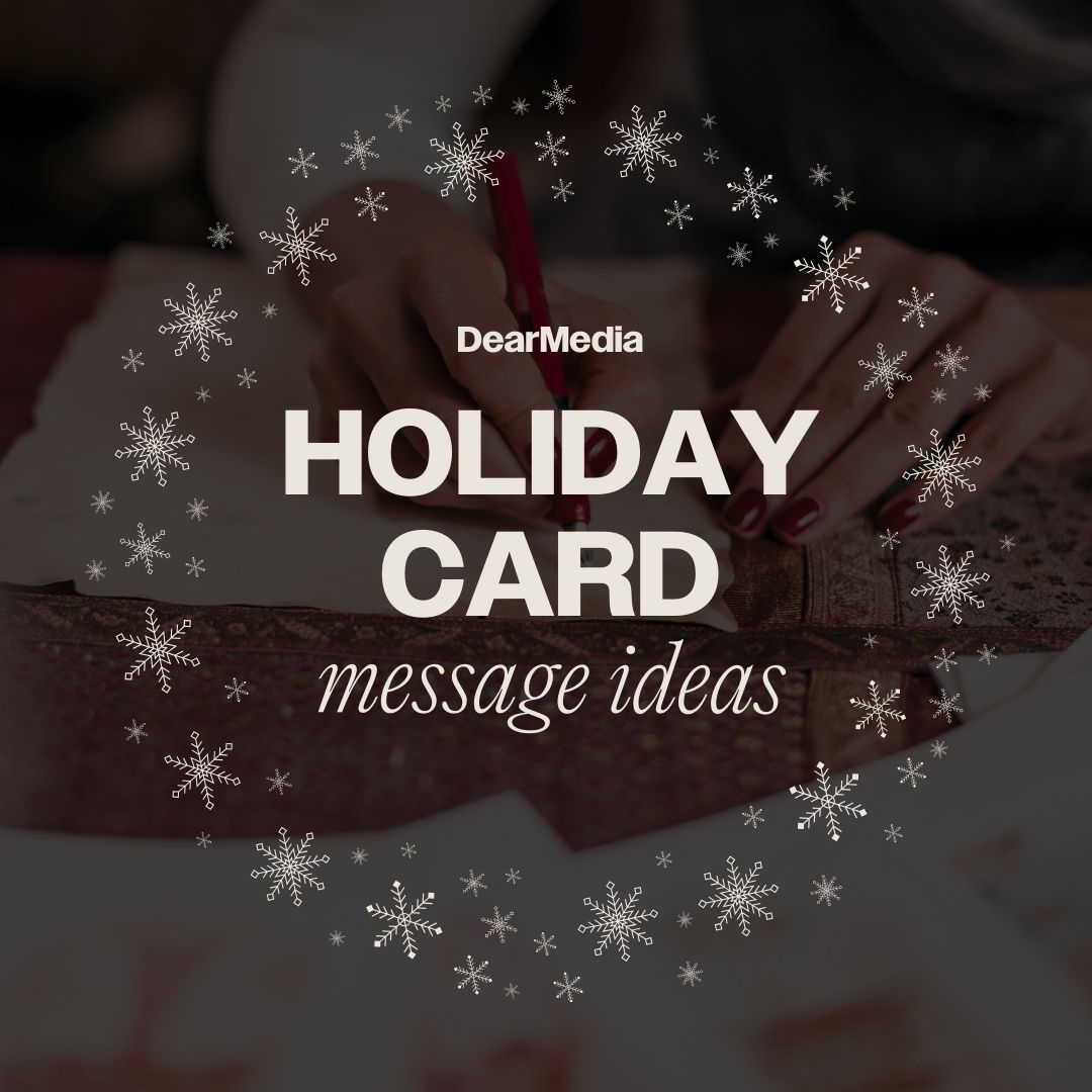 holiday card message ideas