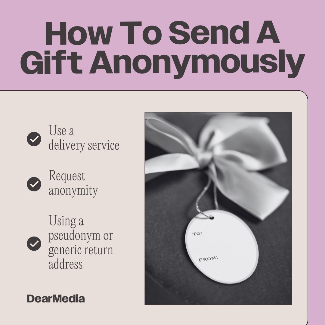 how to send a gift anonymously