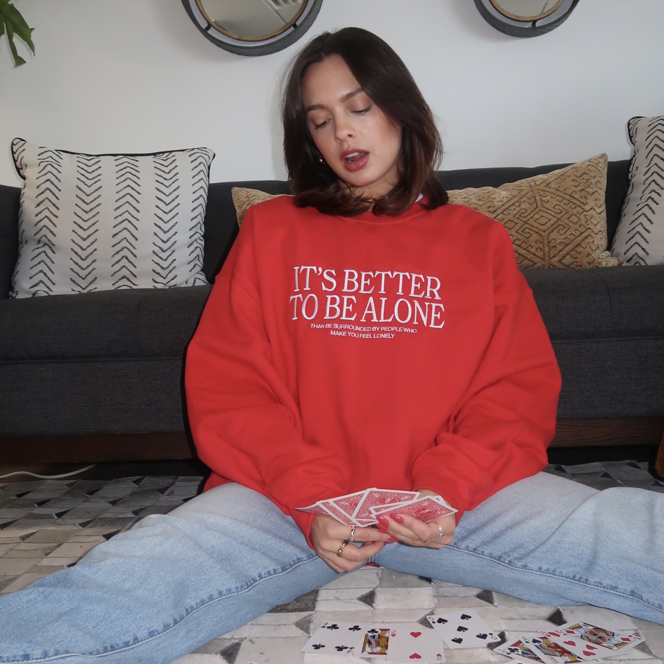 It’s Better To Be Alone Crewneck