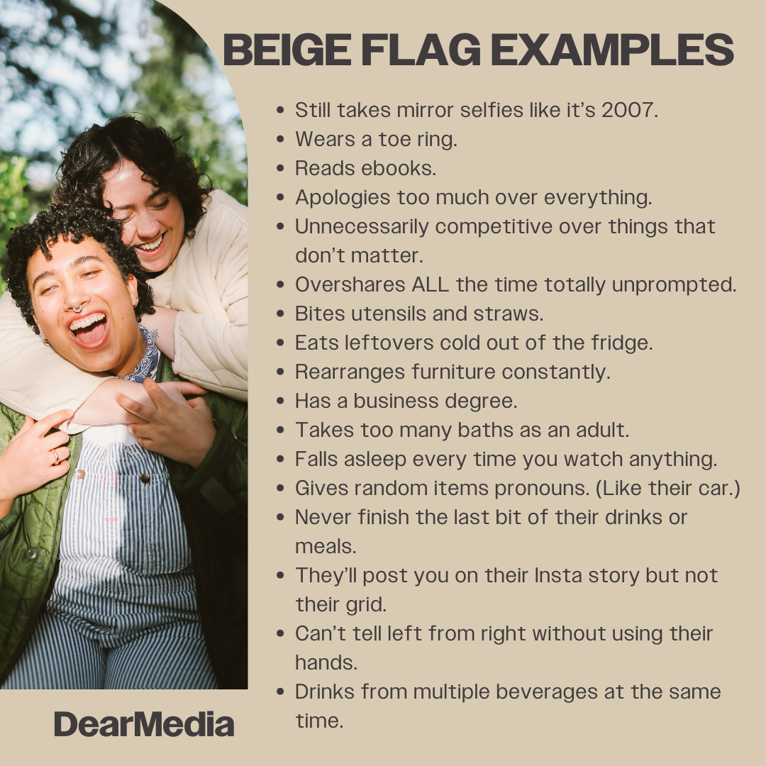beige flag ideas