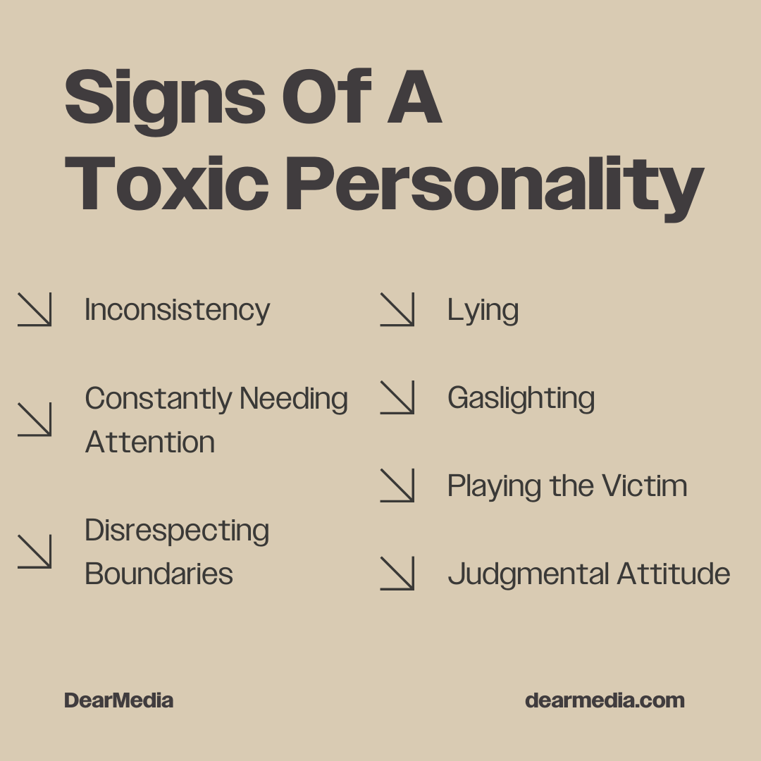 List of Signs of a Toxic Person