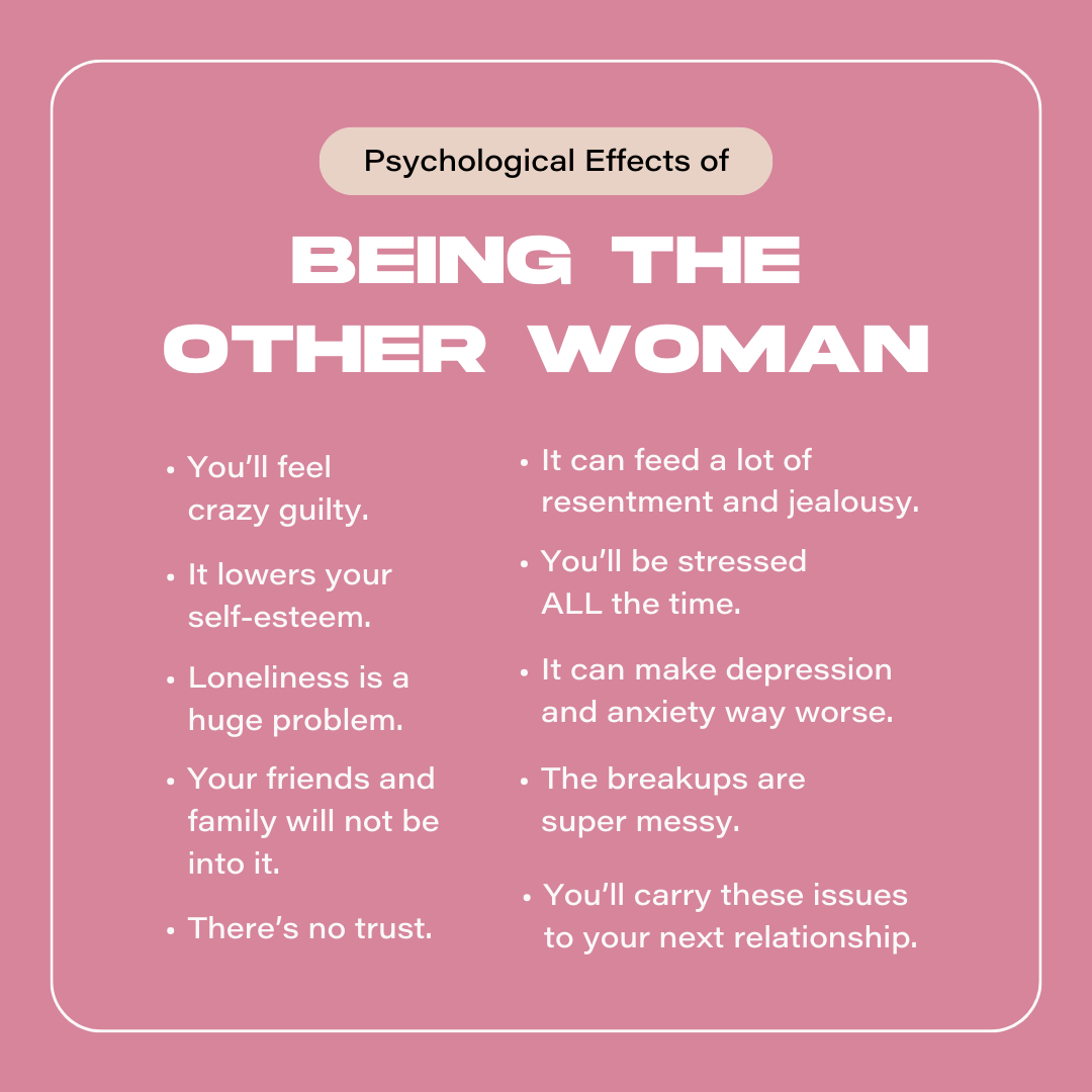 List Of Psychological Effects Of Being The Other Woman