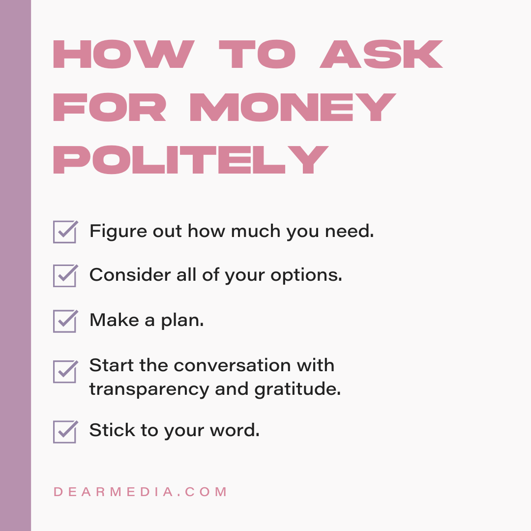 Steps On How To Ask For Money Politely