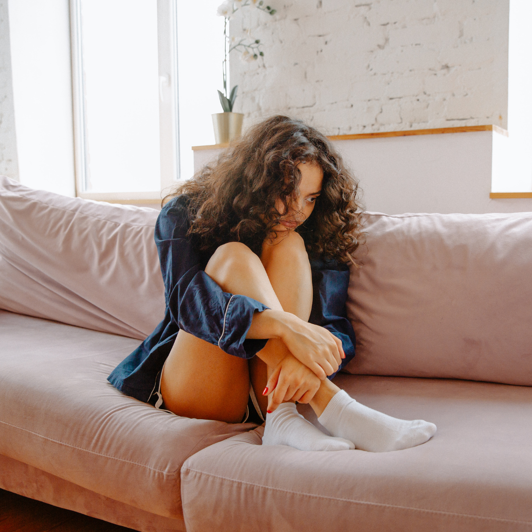Intuition vs Anxiety - Woman Feeling Down