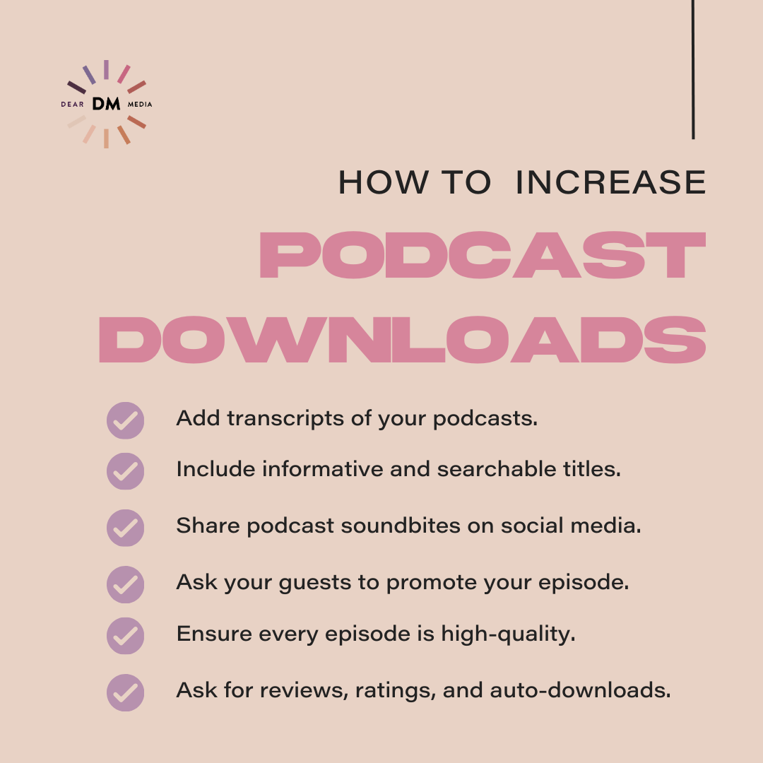 How To Increase Podcast Downloads