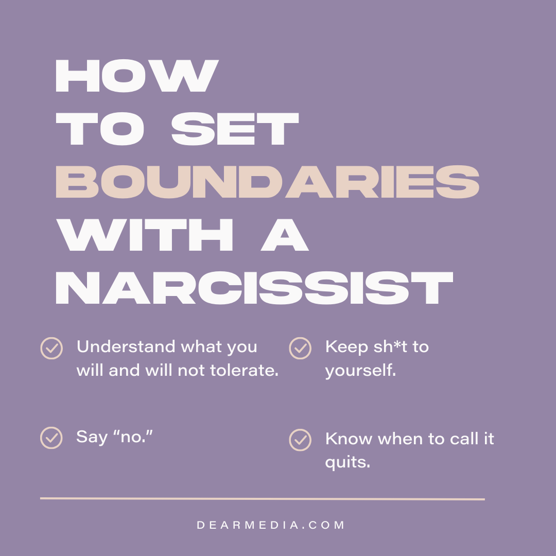 How To Set Boundaries With A Narcissist List 2