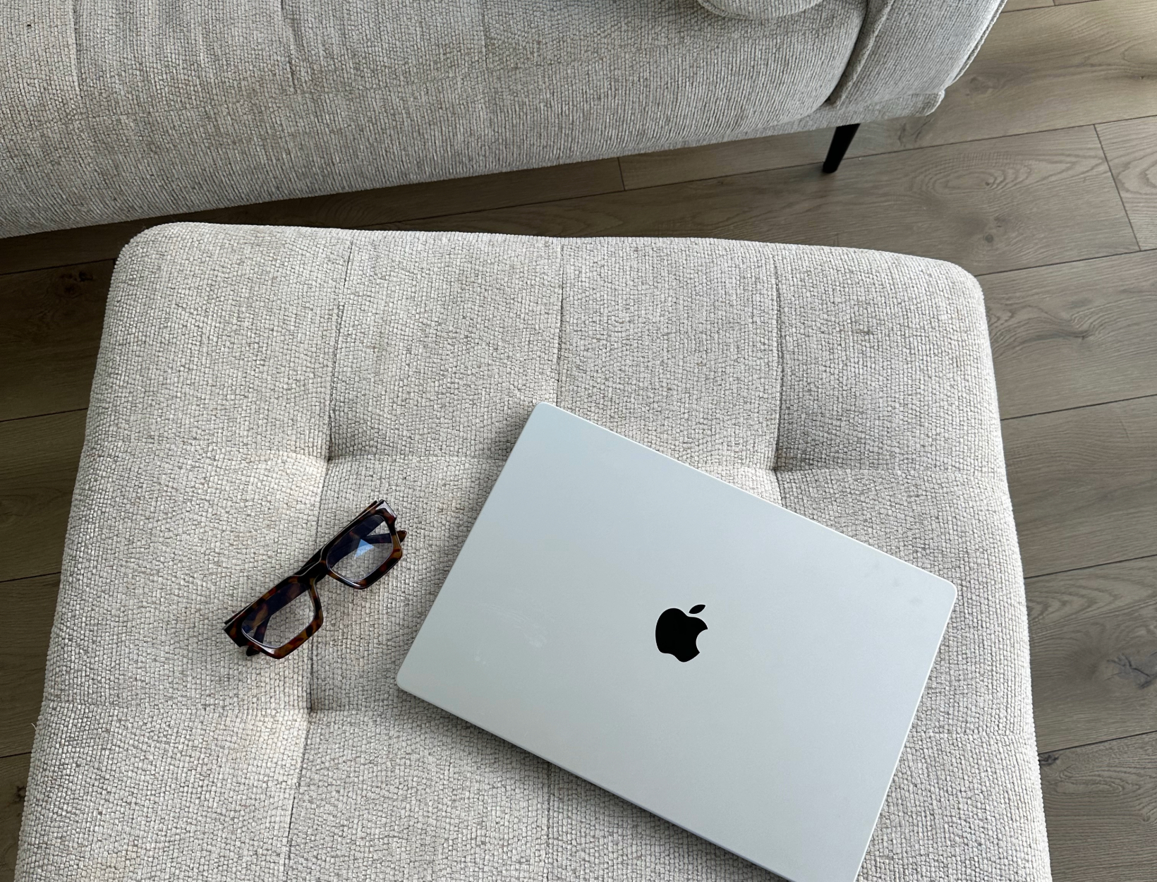 Laptop and glasses. Photo credit: Josie Cross.