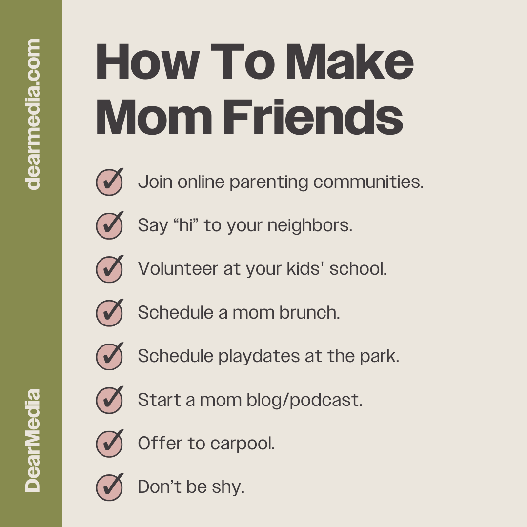 Ways On How To Make Mom Friends