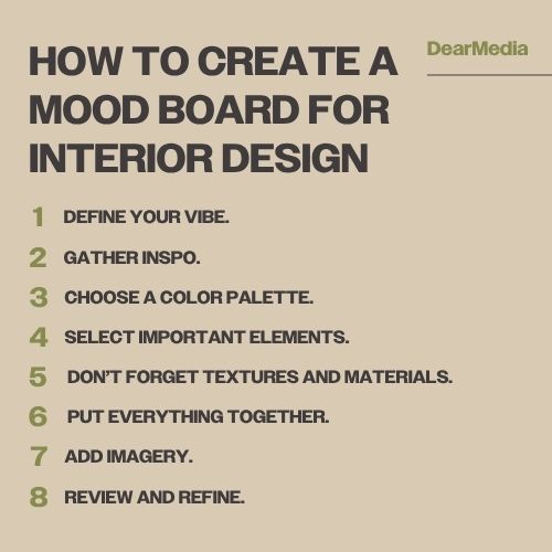 how to create a mood board for interior design
