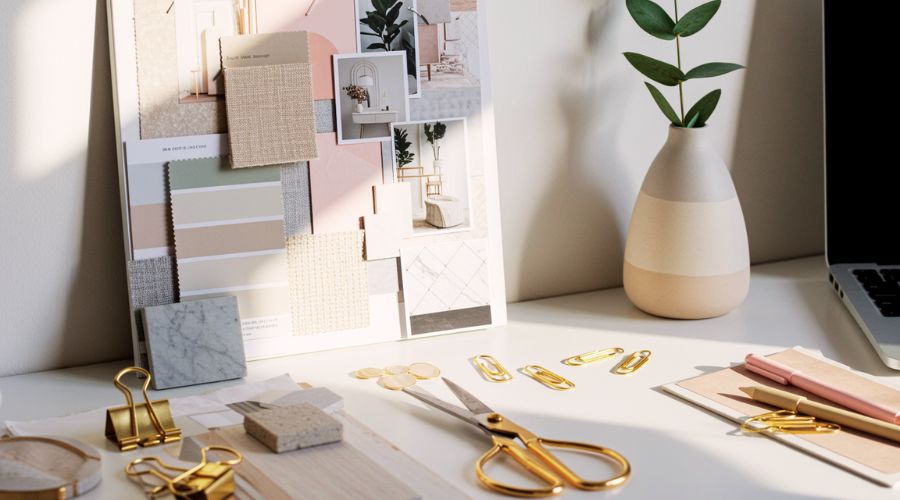 how to make a mood board for interior designs