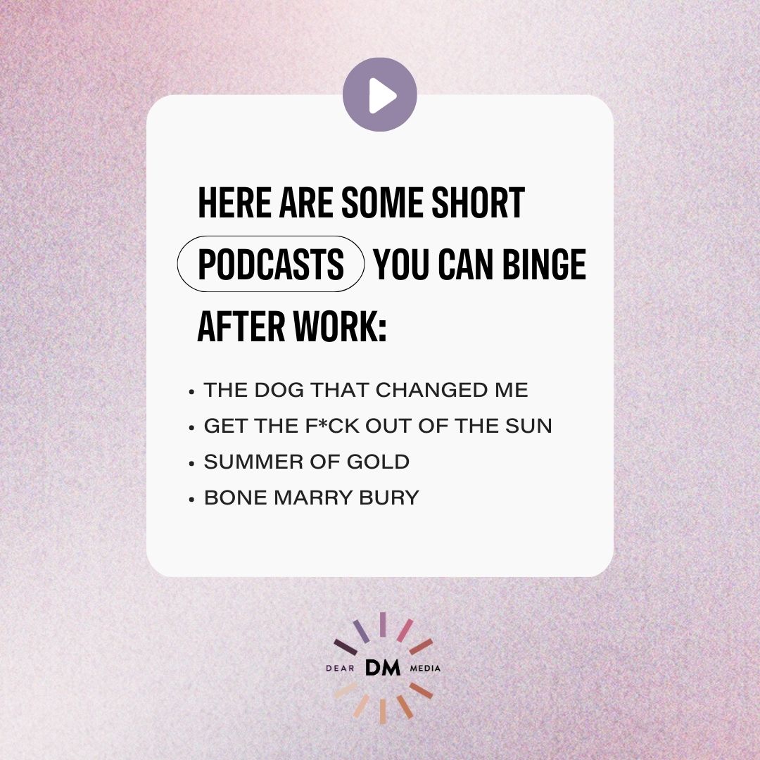 Podcasts to watch after work to decompress