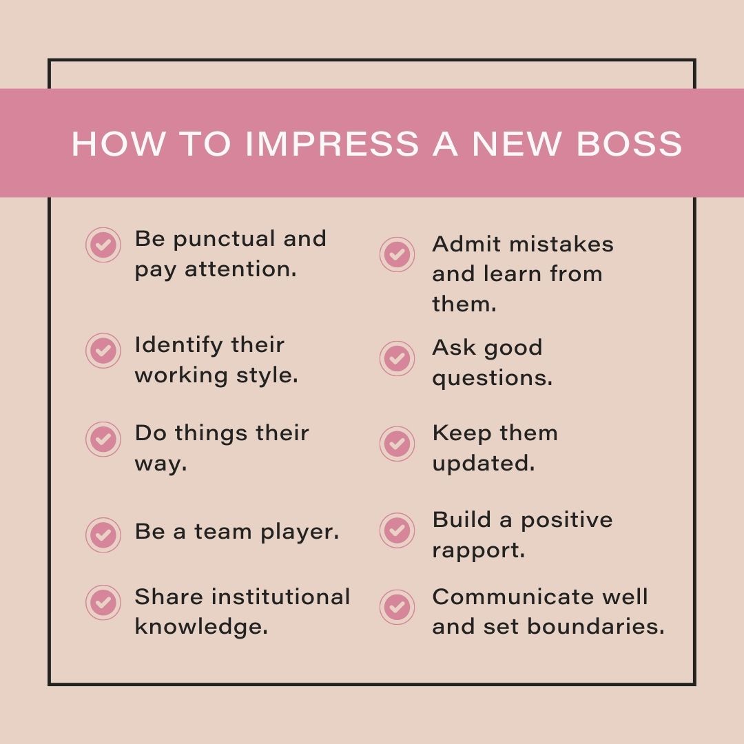 List of How To Impress a New Boss