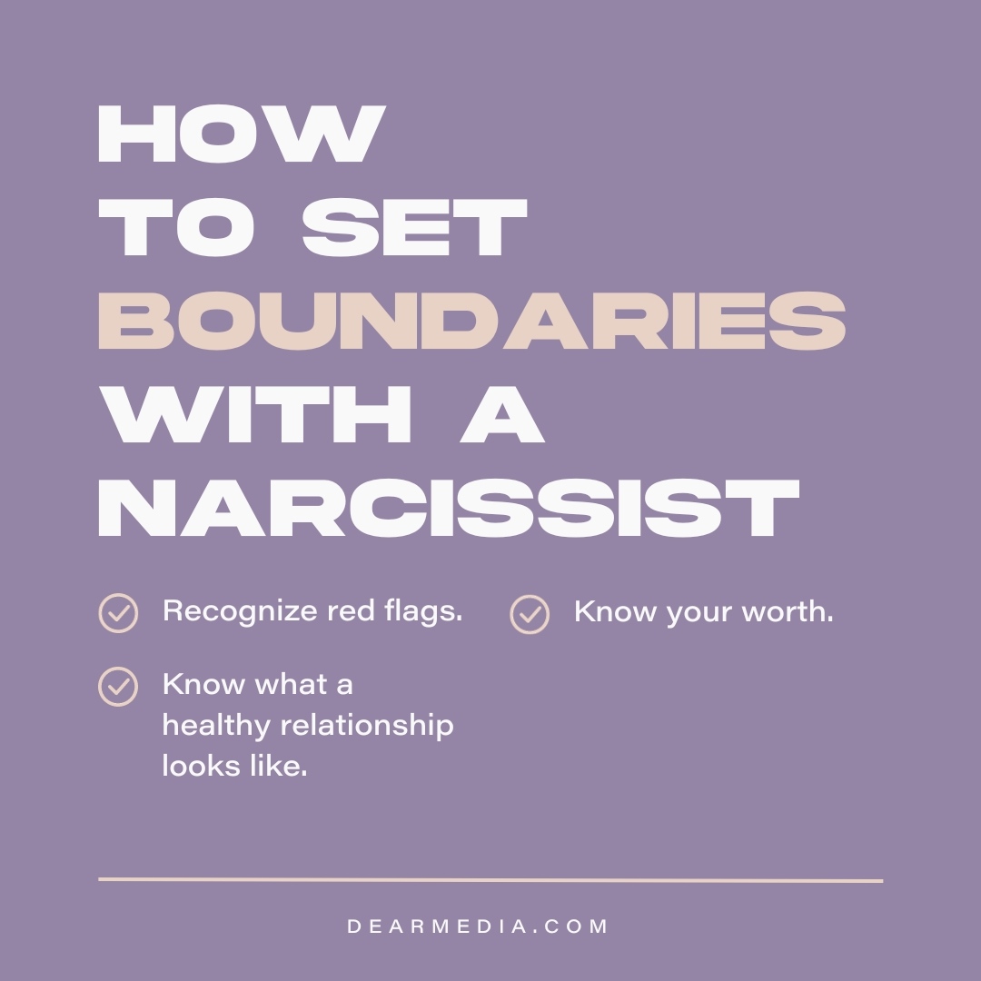 How To Set Boundaries With A Narcissist List