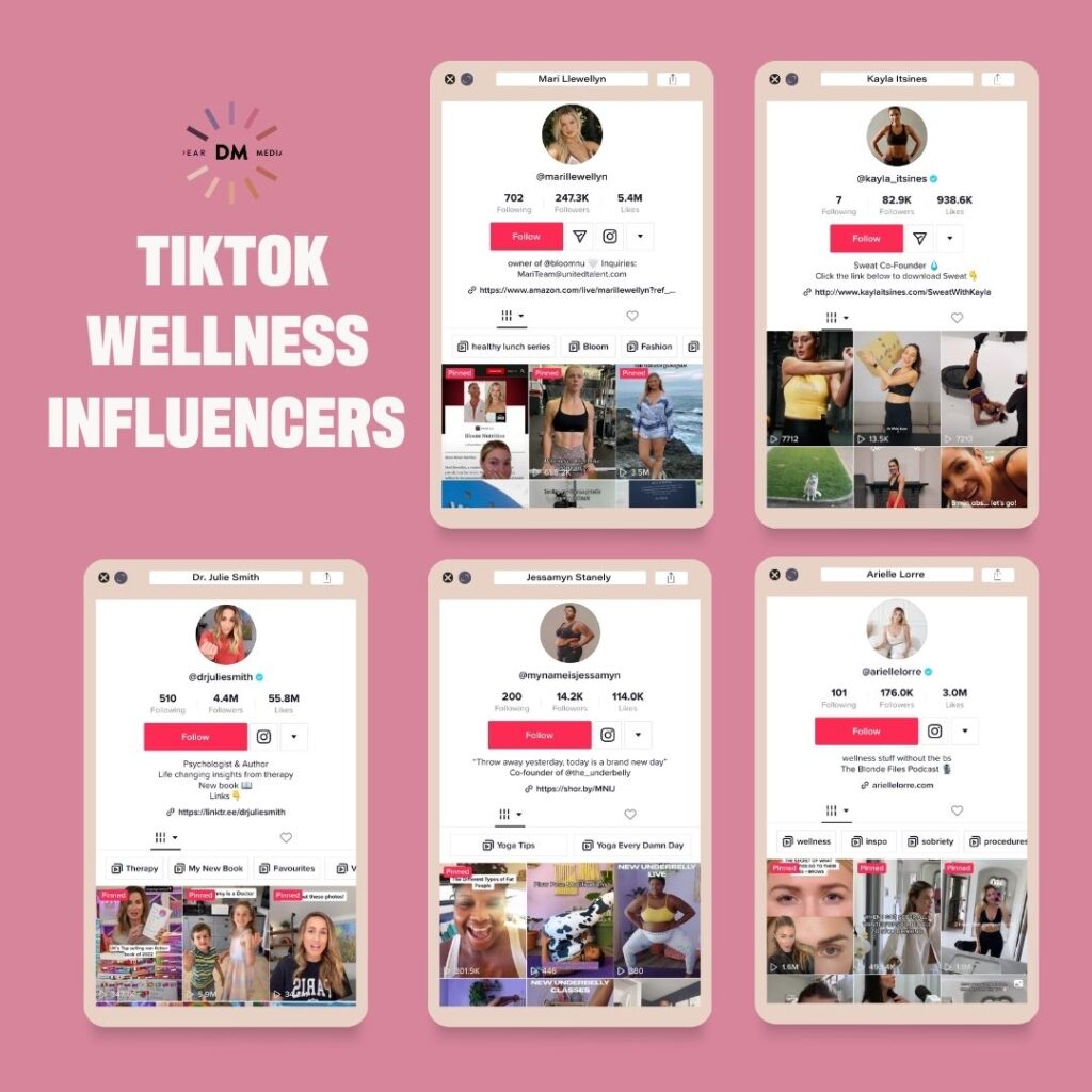 10 TikTok Wellness Influencers - Dear Media - New Way To Podcast