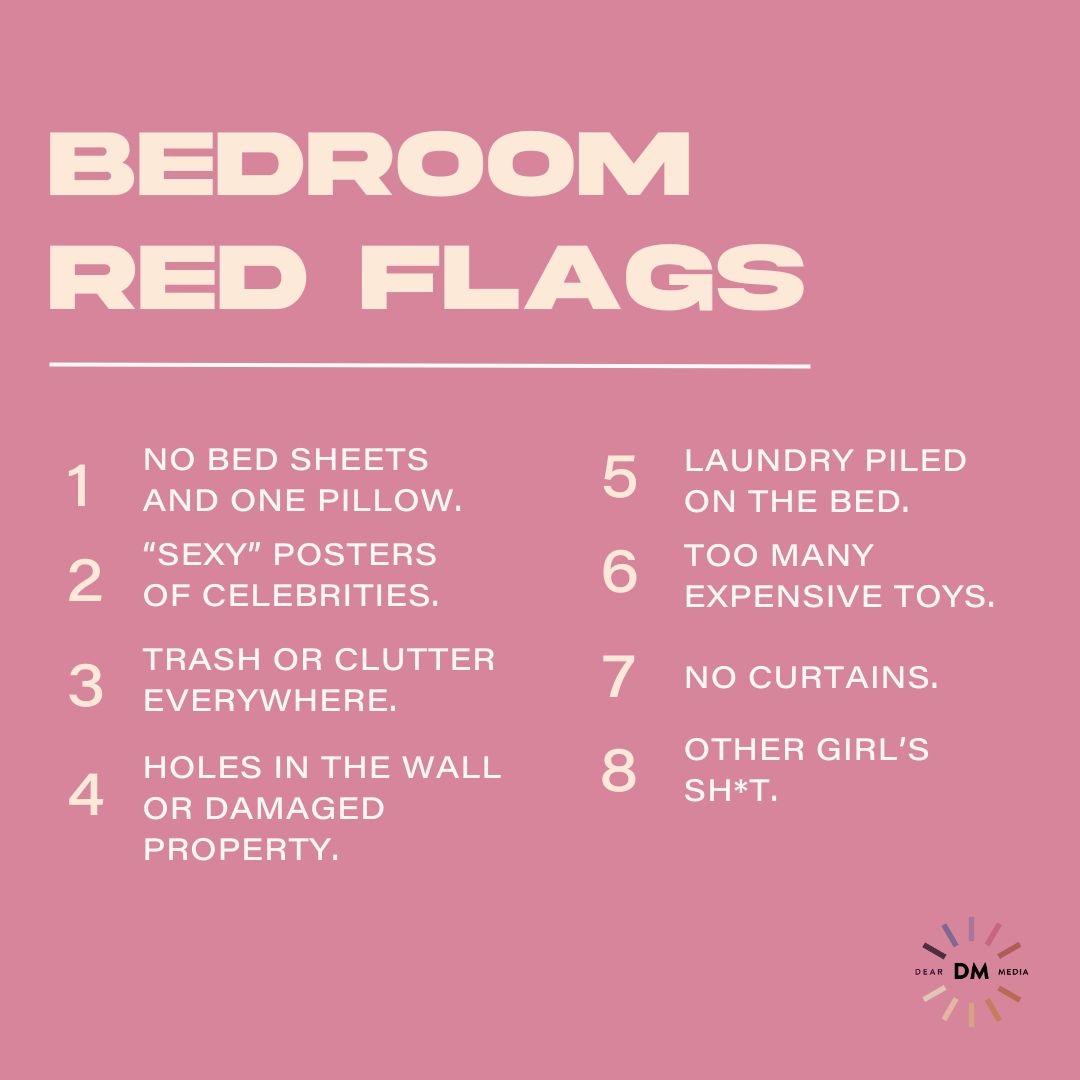 bedroom red flags