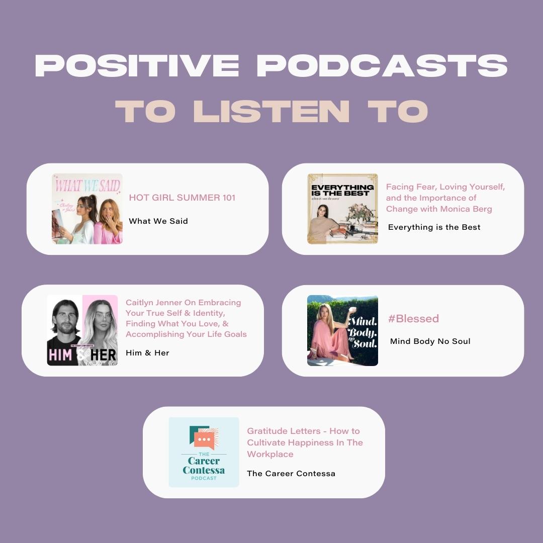 Positive Podcasts To Listen To List #1