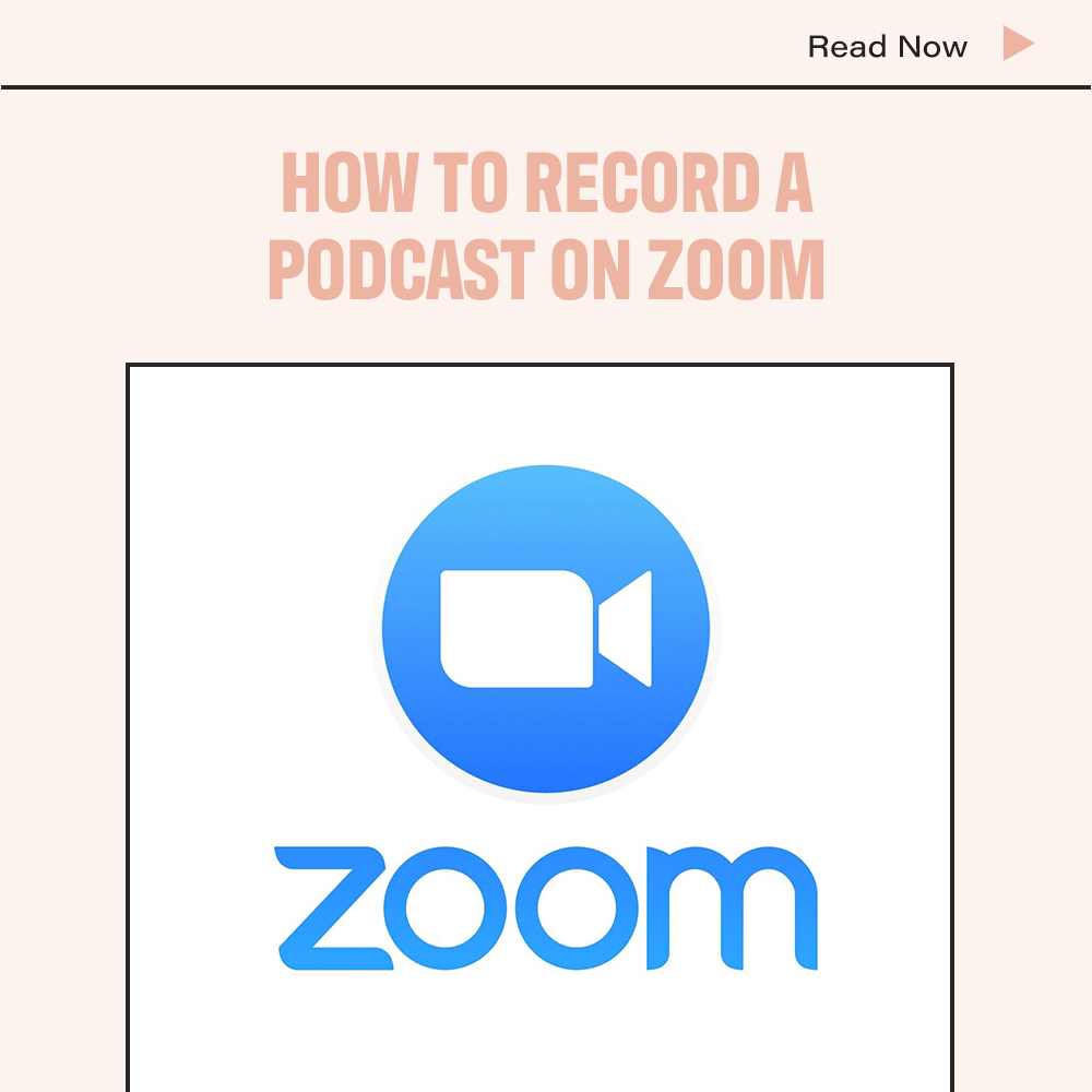 How To Record A Podcast On Zoom